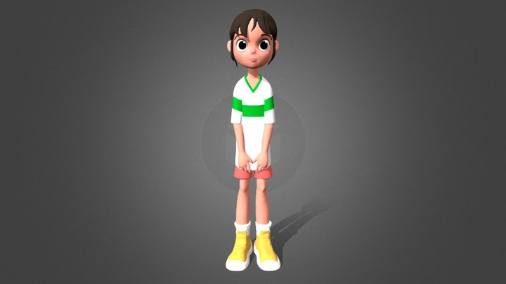 Chihiro fbx 3D Model