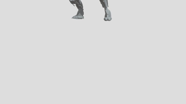 Punching Robot 3D Model