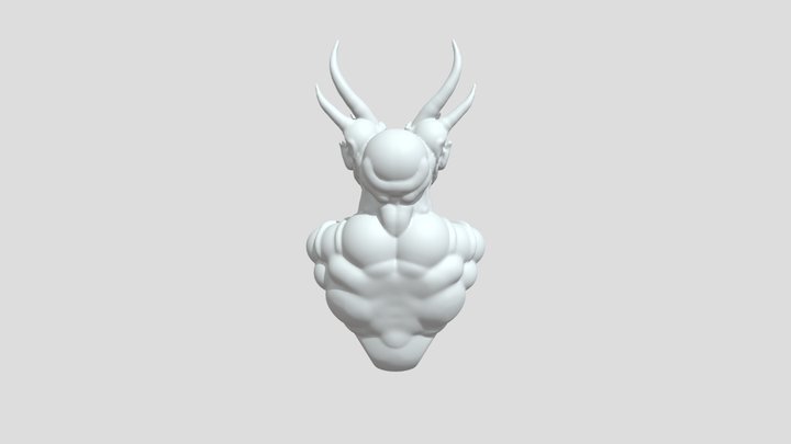Diablo statue 3D Model