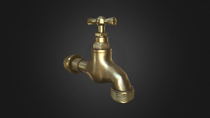 game_asset_WaterTap 3D Model