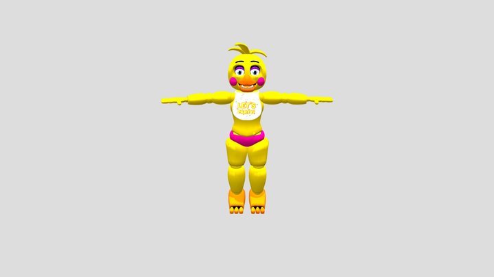 Toy Chica 3D Model