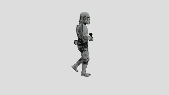 Stormtrooper-walk 3D Model