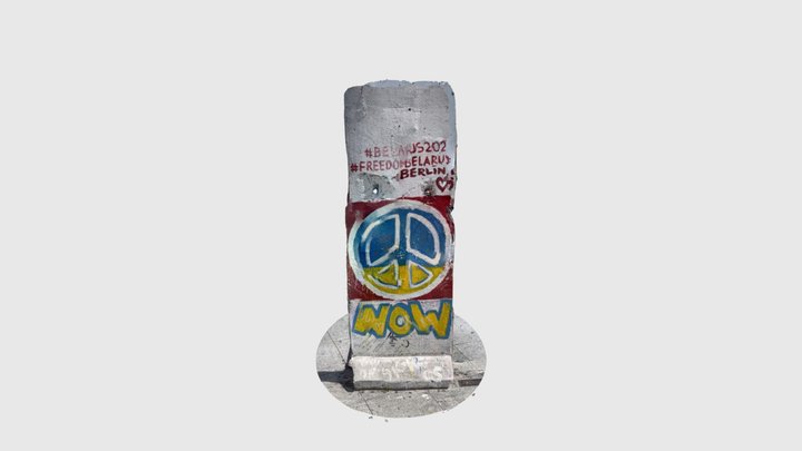 Berlin Wall, Potsdamer Platz 3D Model