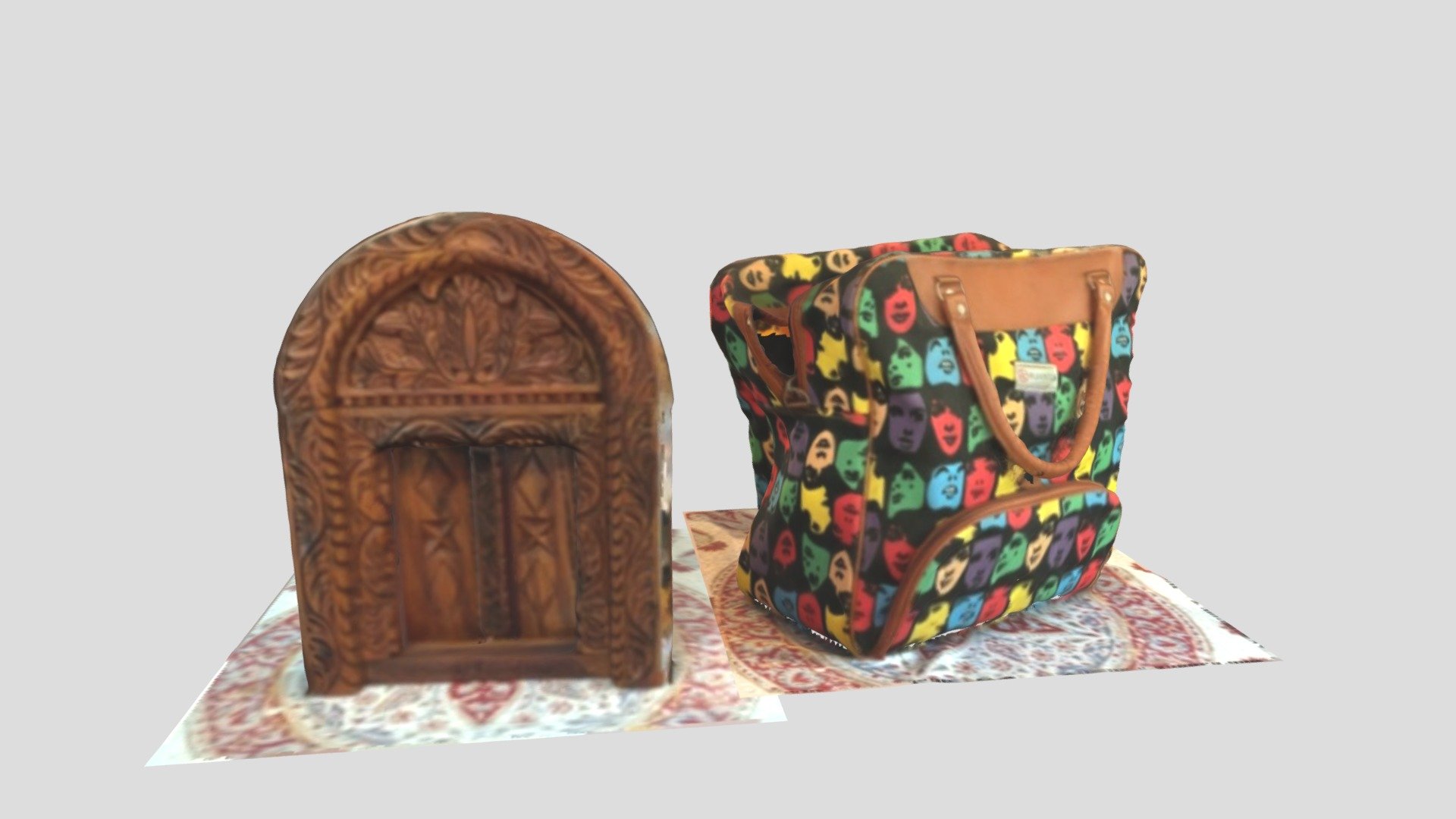 Scanner sample app bag and Zanzibar door