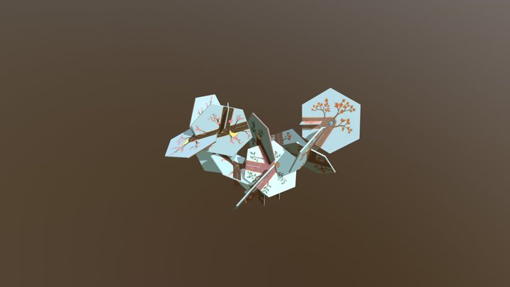 Bush Full of Lifeforms 3D Model