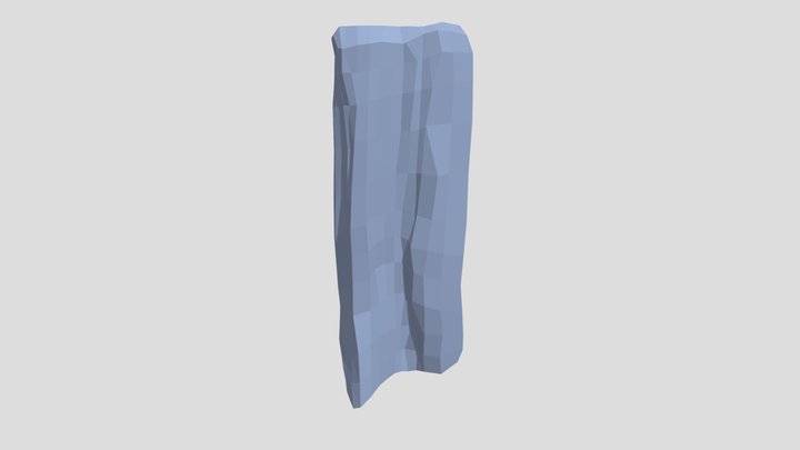 Retopologizeed Towel 3D Model