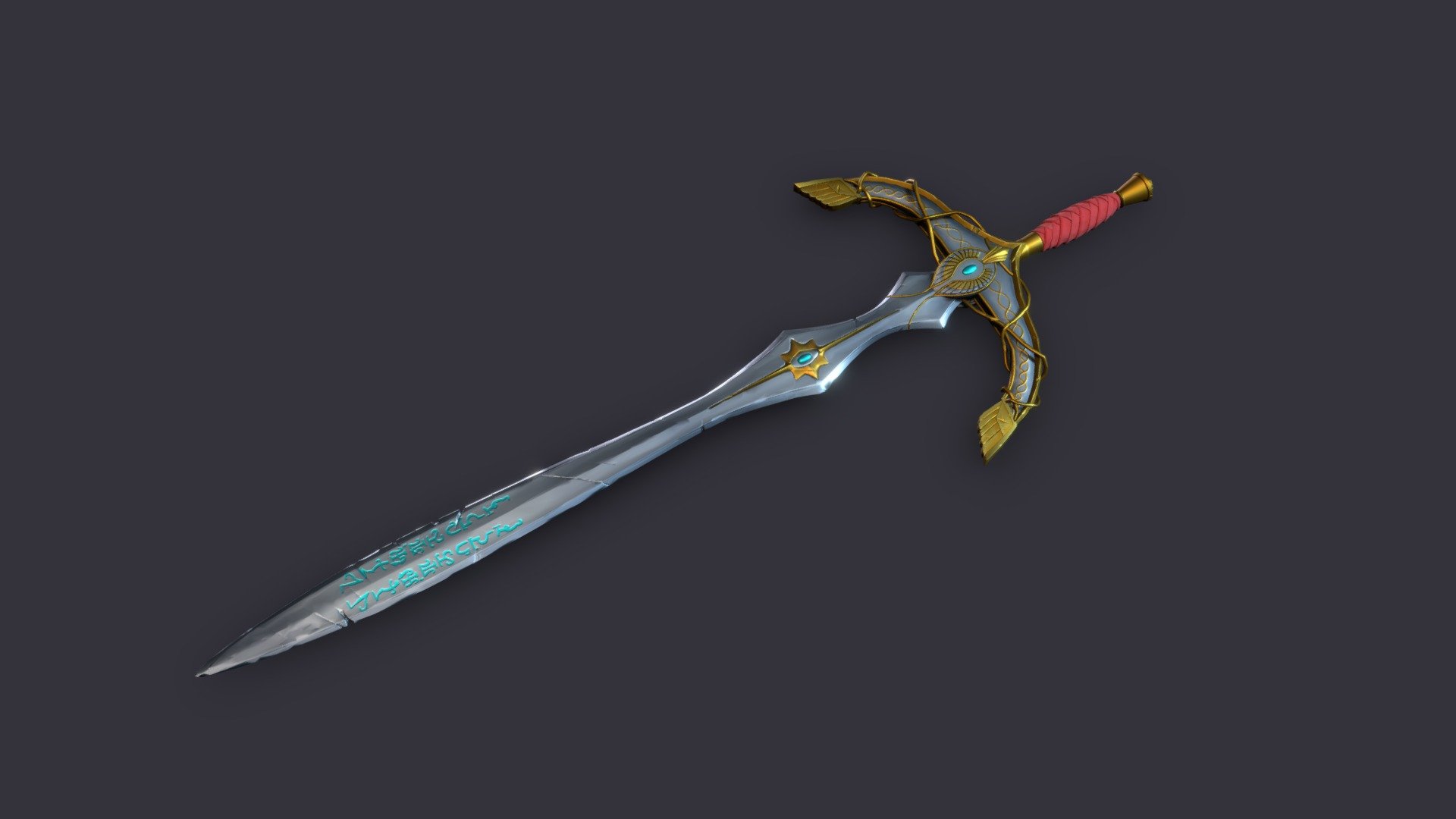 Elf sword - 3D model by eefjevanasperen [4506dcc] - Sketchfab
