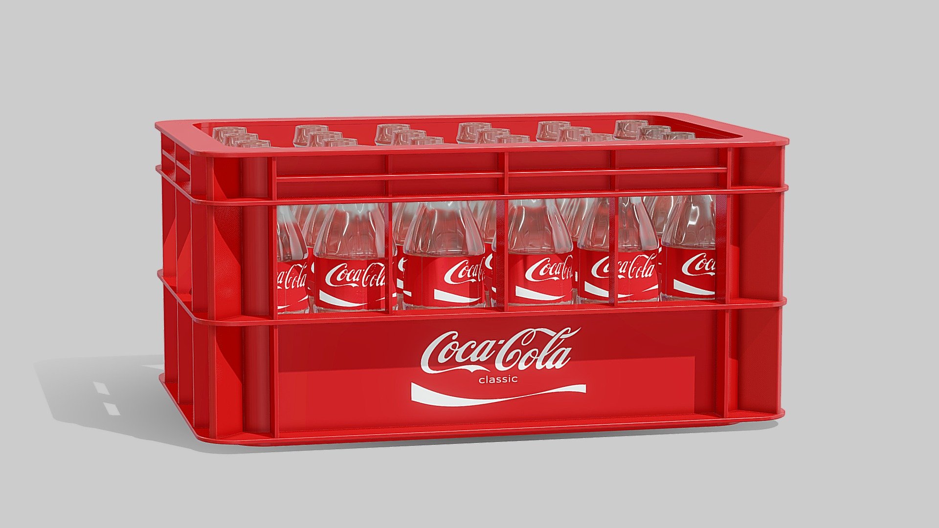 Soft Drink Crate With Bottles - Buy Royalty Free 3D model by 3Dee ...