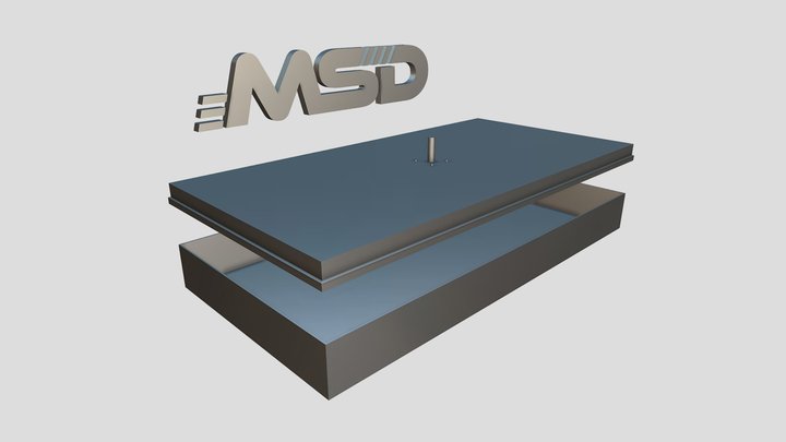 Pflanztisch mit Dämpfhaube 3D Model