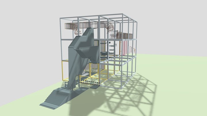 Cube Model: Elijahbel Atienza 3D Model
