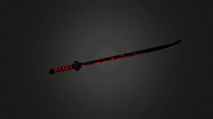 Deadly katana 3D Model