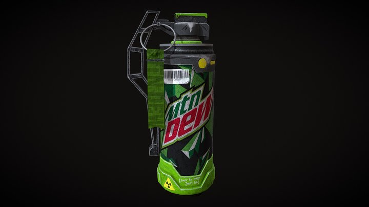 Mtn Dew Flash Bang 3D Model