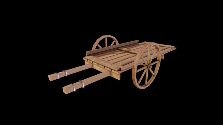 Wagon (Low Detail) 3D Model