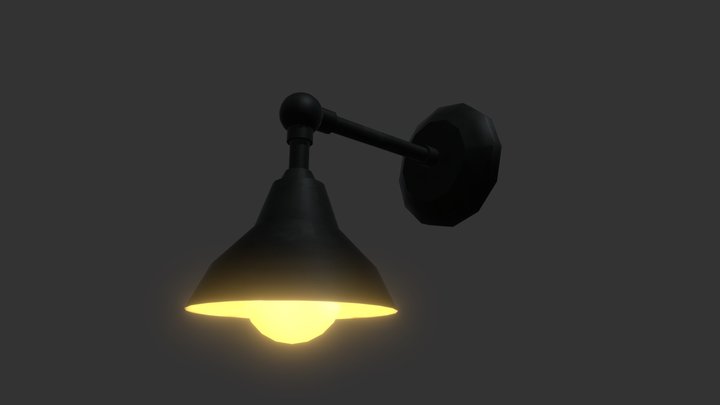 Outside Lamp 3D Model