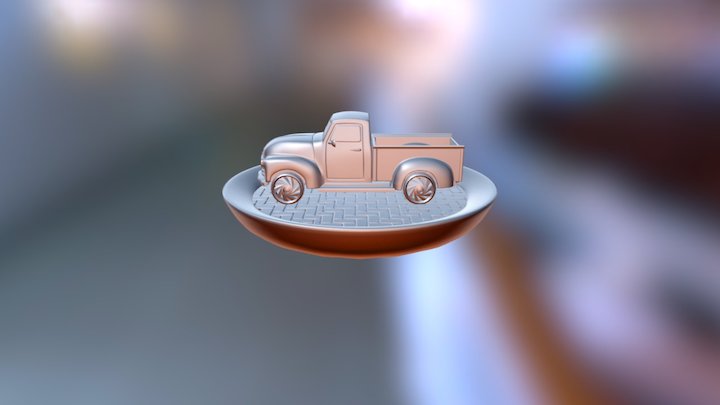 Dirty Chevy Car 3D Model