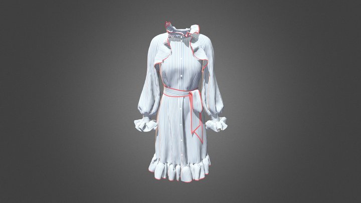 Summer dress 3D Model