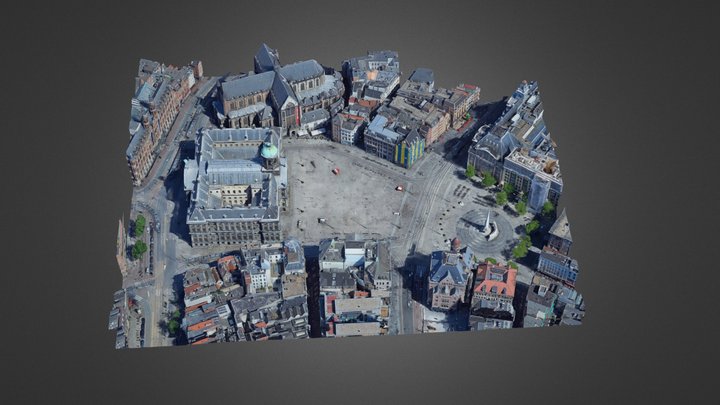 De Dam - Amsterdam 3D Model