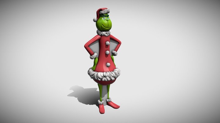 Grinch Shaker 3D Model