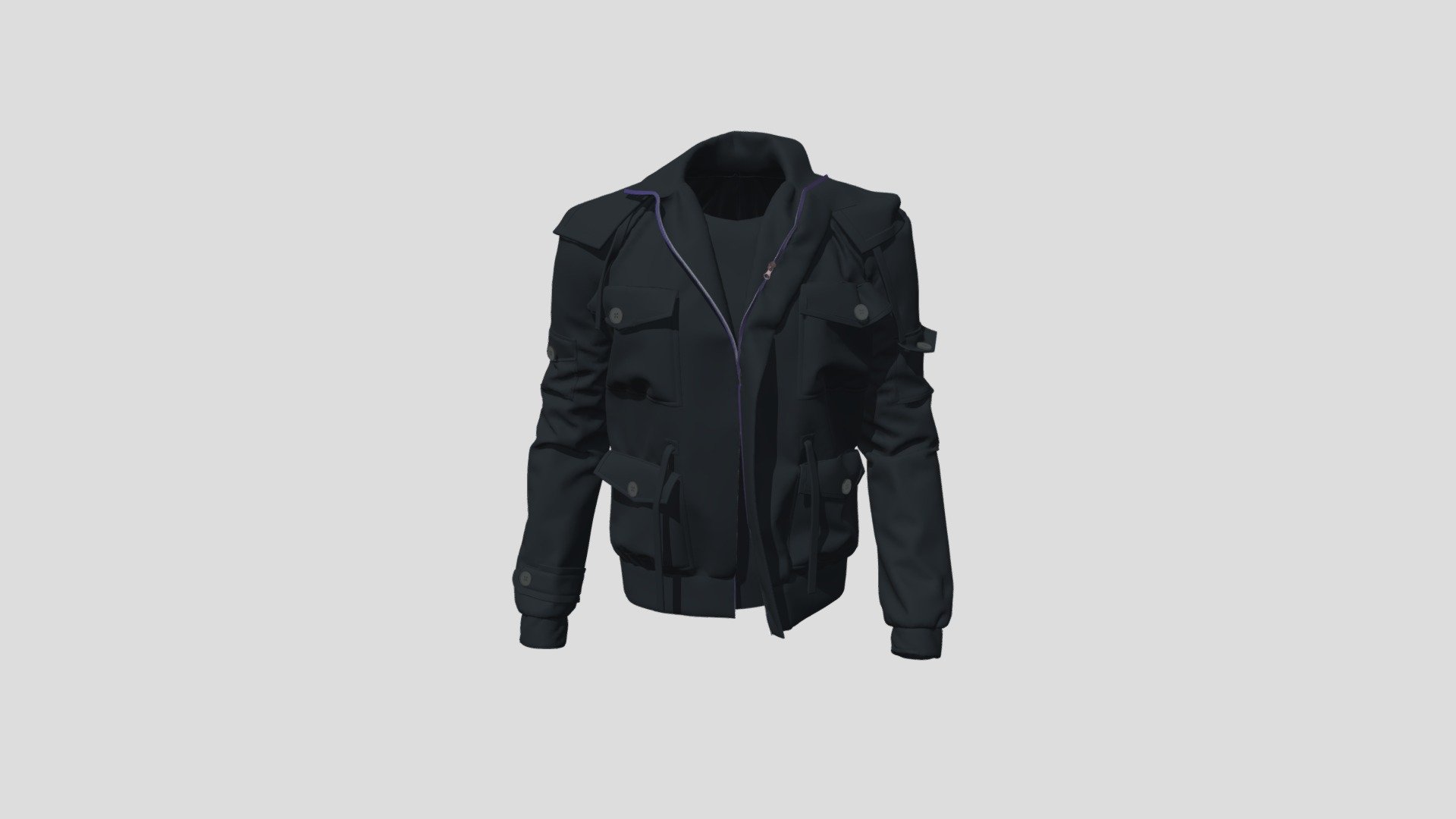 jacket-simulated - Download Free 3D model by modelsle [450d5fd] - Sketchfab