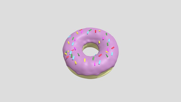 Donut 3D Model