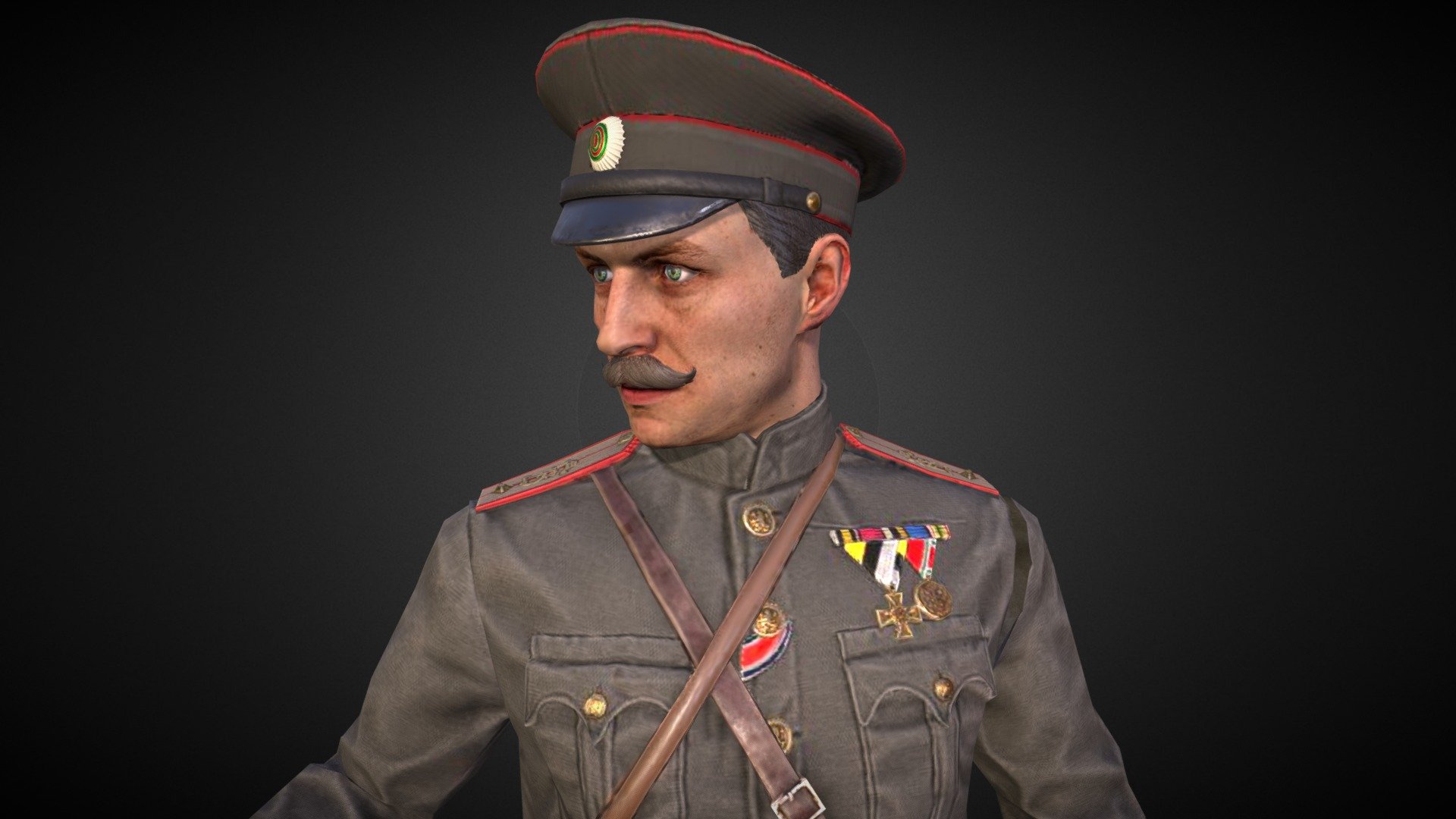 Bulgar Officer_2 - 3D model by akjoler [450efa3] - Sketchfab