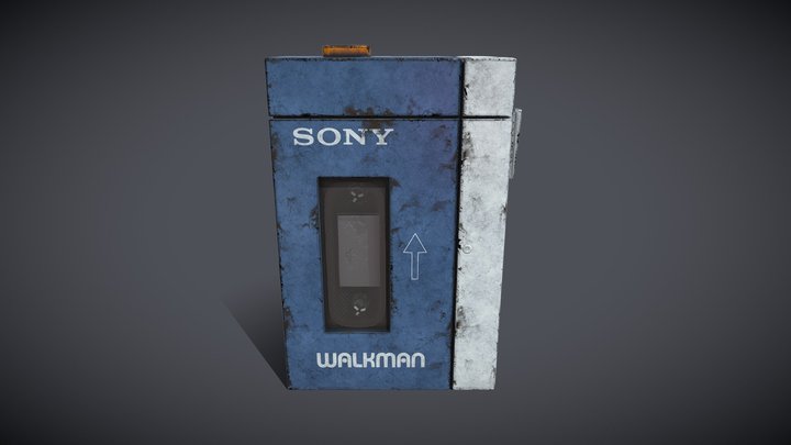 Sony Walkman Worn Damaged – Free 3D Model STL
