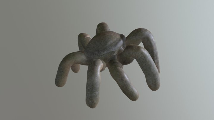 Giant Spider Monster 3D Model