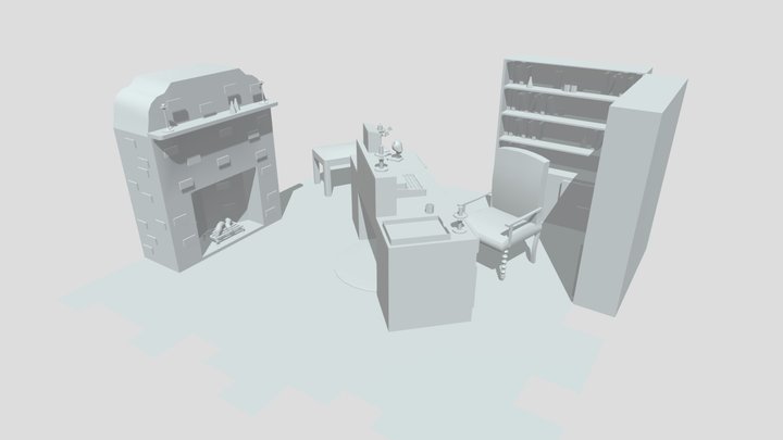 Lancaster 1900 Office 3D Model