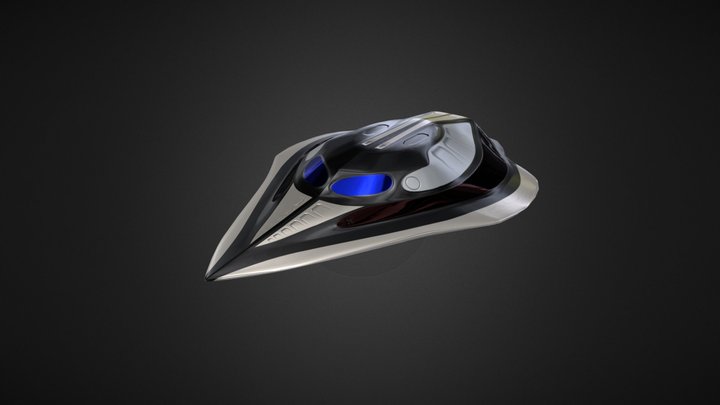 Alien Spaceship 3D Model