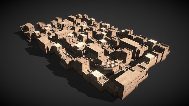 Middle East Street View Example 3D Model