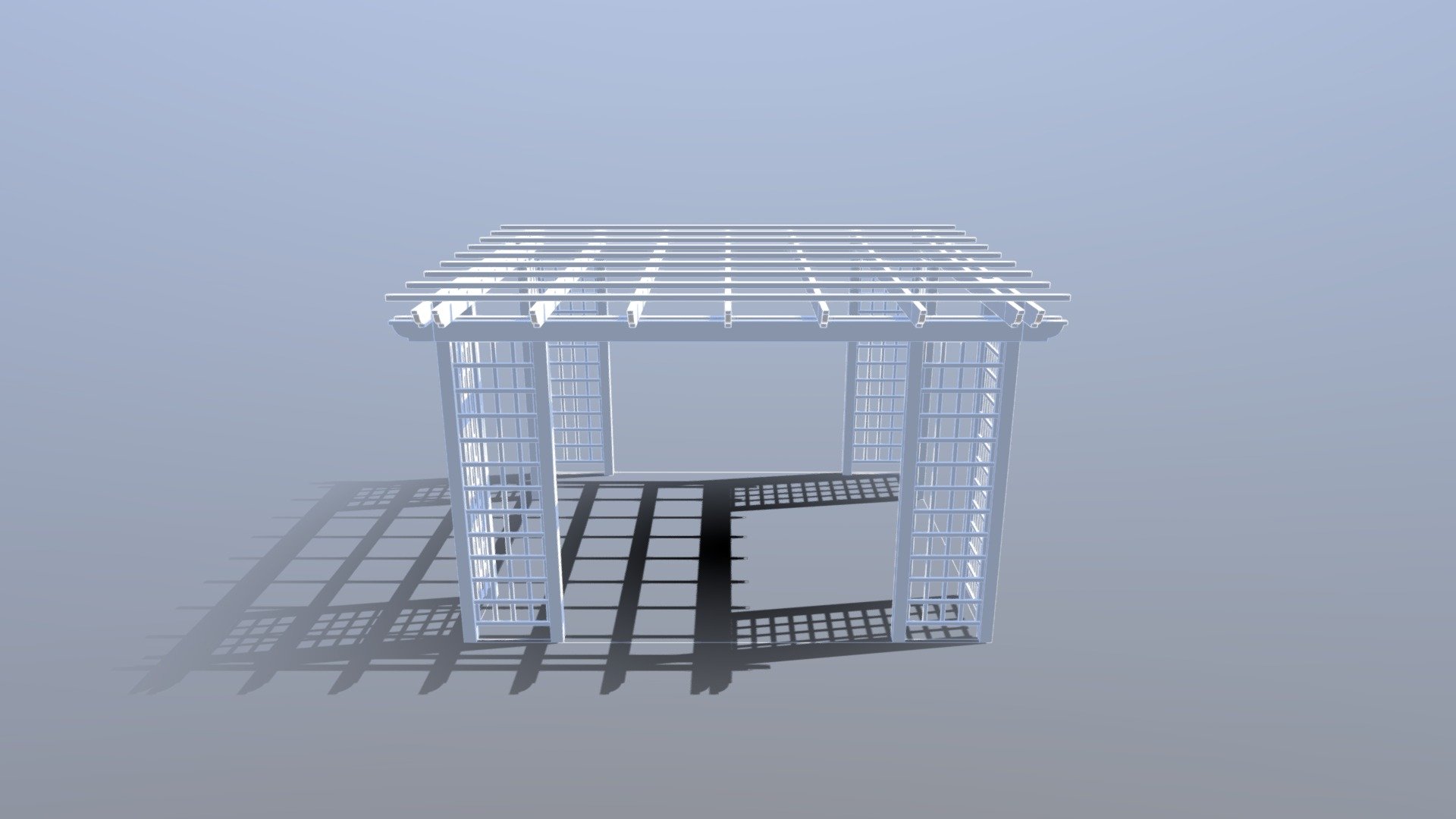 пергола 19 - 3D model by ubesedki [4513438] - Sketchfab