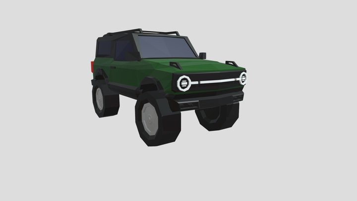 Low-poly Ford Bronco 3D Model