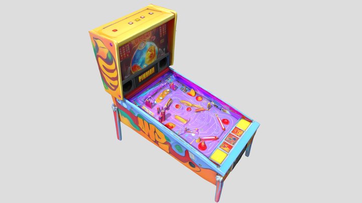 Pinball Pink – Kostenloses 3D-Modell STL