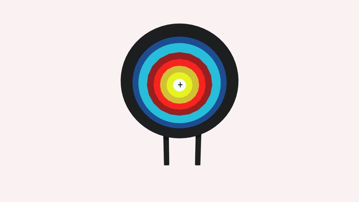 Shooting Target 3D Model
