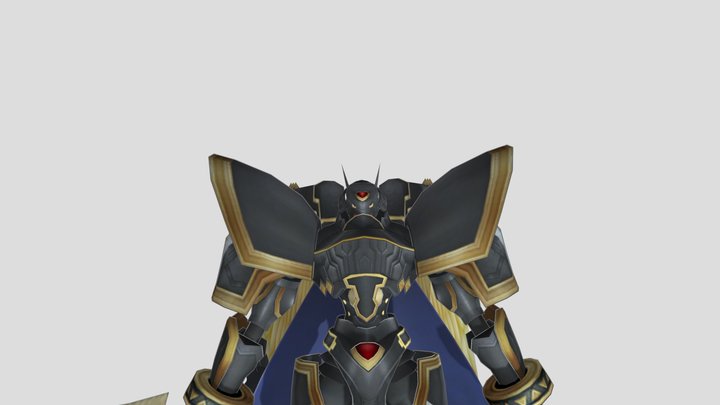 Digimon Story Cyber Sleuth Complet Alphamon 3D Model