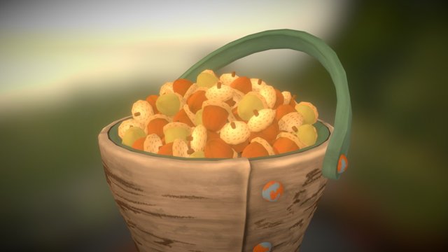 Acorn Bucket 3D Model