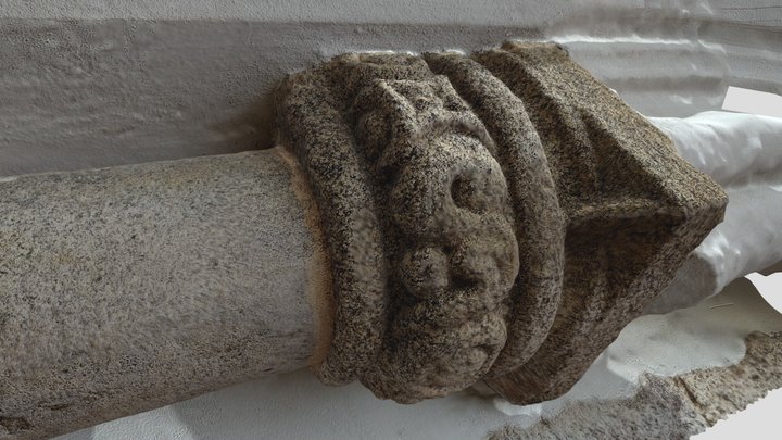 Pilar da janela do Palácio de D. Manuel 3D Model