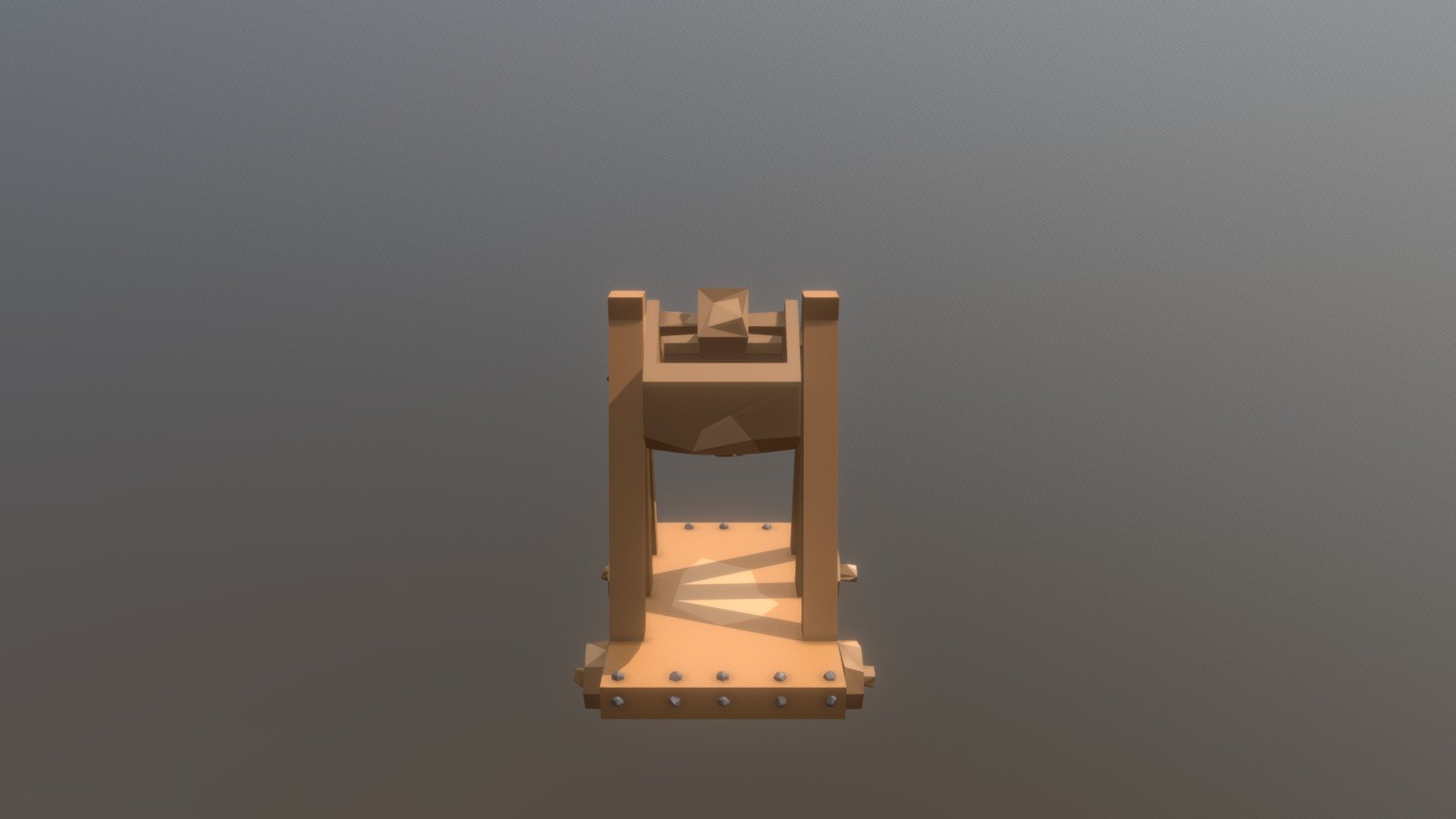 Low Poly Siege Weapons Pack Trebuchet