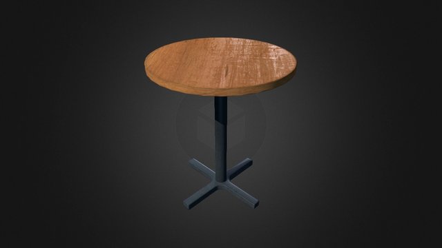 Bar Table 3D Model