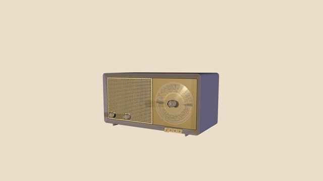 Phillips Radio 3D Model