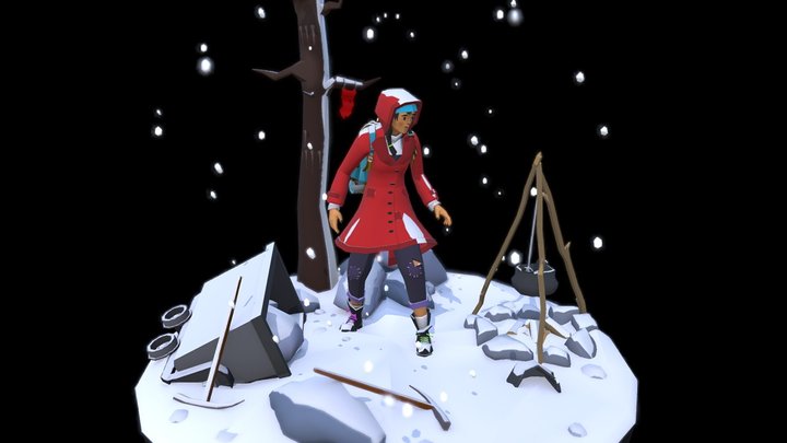 WHITEOUT - Yana's stage 3D Model