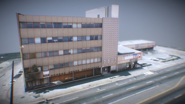 Harley Ellis Building Los Angeles – Gratis 3D-model STL