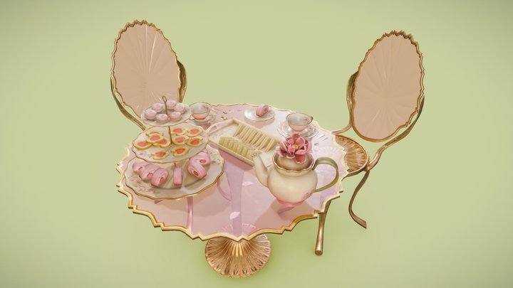 Tea Time 3D Model