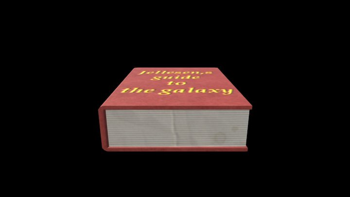 low poly book (game asset) 3D Model