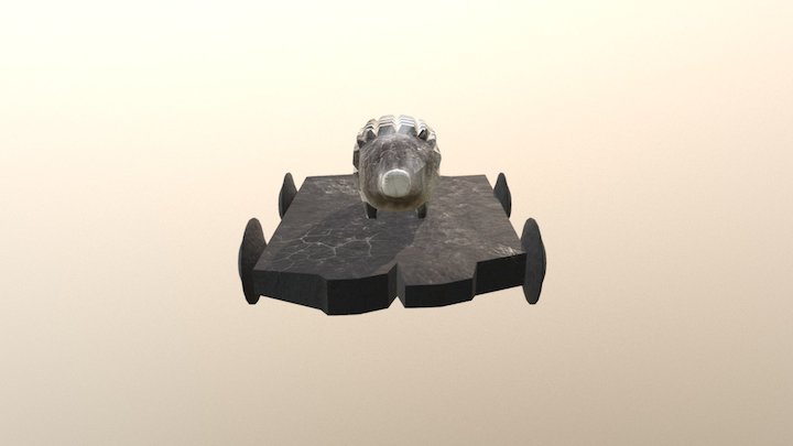 Susa Iran Hedgehog Toy (Value) 3D Model
