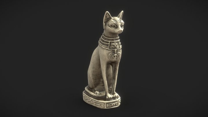 Cat egypt 3D Model