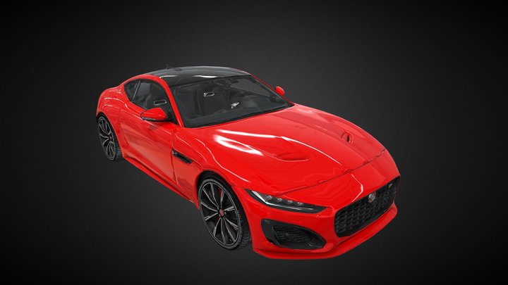 Blender Car Asset Ready For Rigging 3D Model