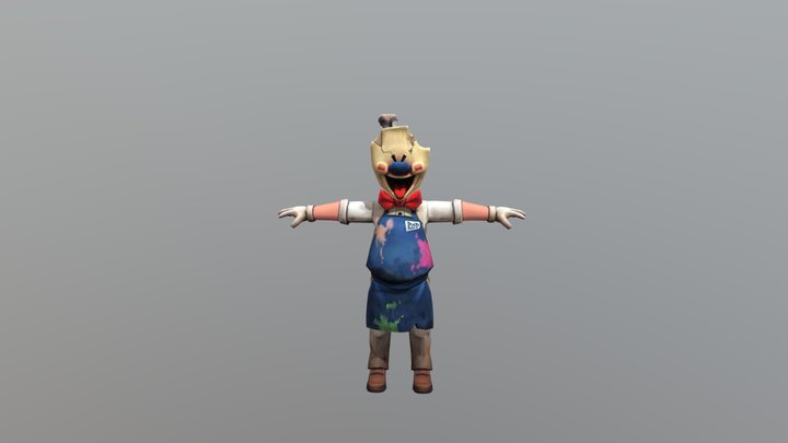 Horror brawl: Rod 3D Model