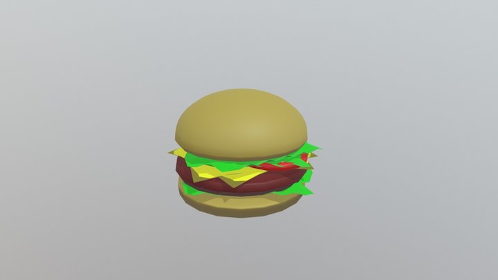 Hamburger 3D Model