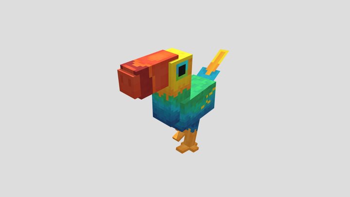 Big Beak from Minecraft Legend's 3D Model